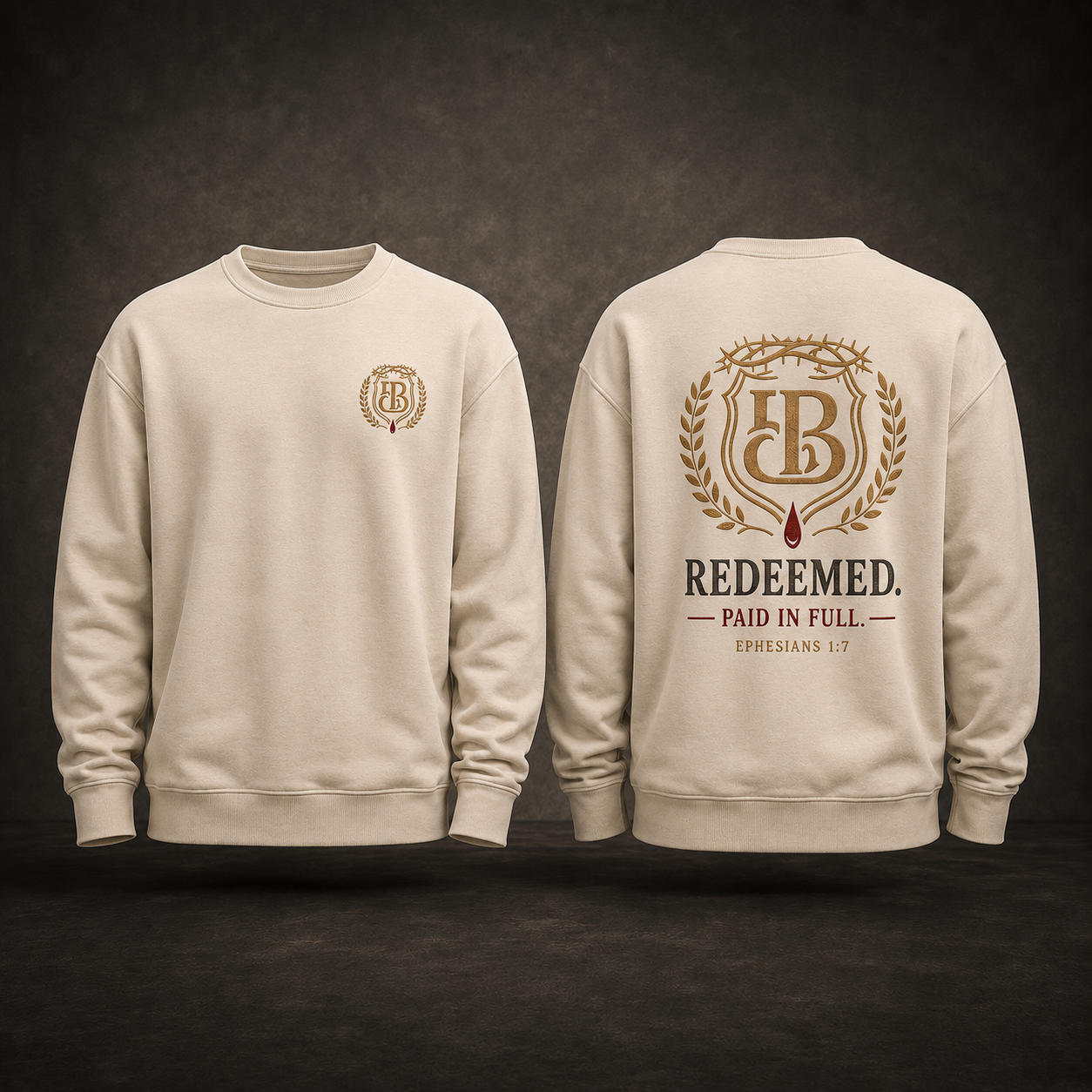 Blood Bought Redeemed Sweatshirt