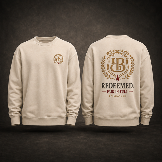 Blood Bought Redeemed Sweatshirt