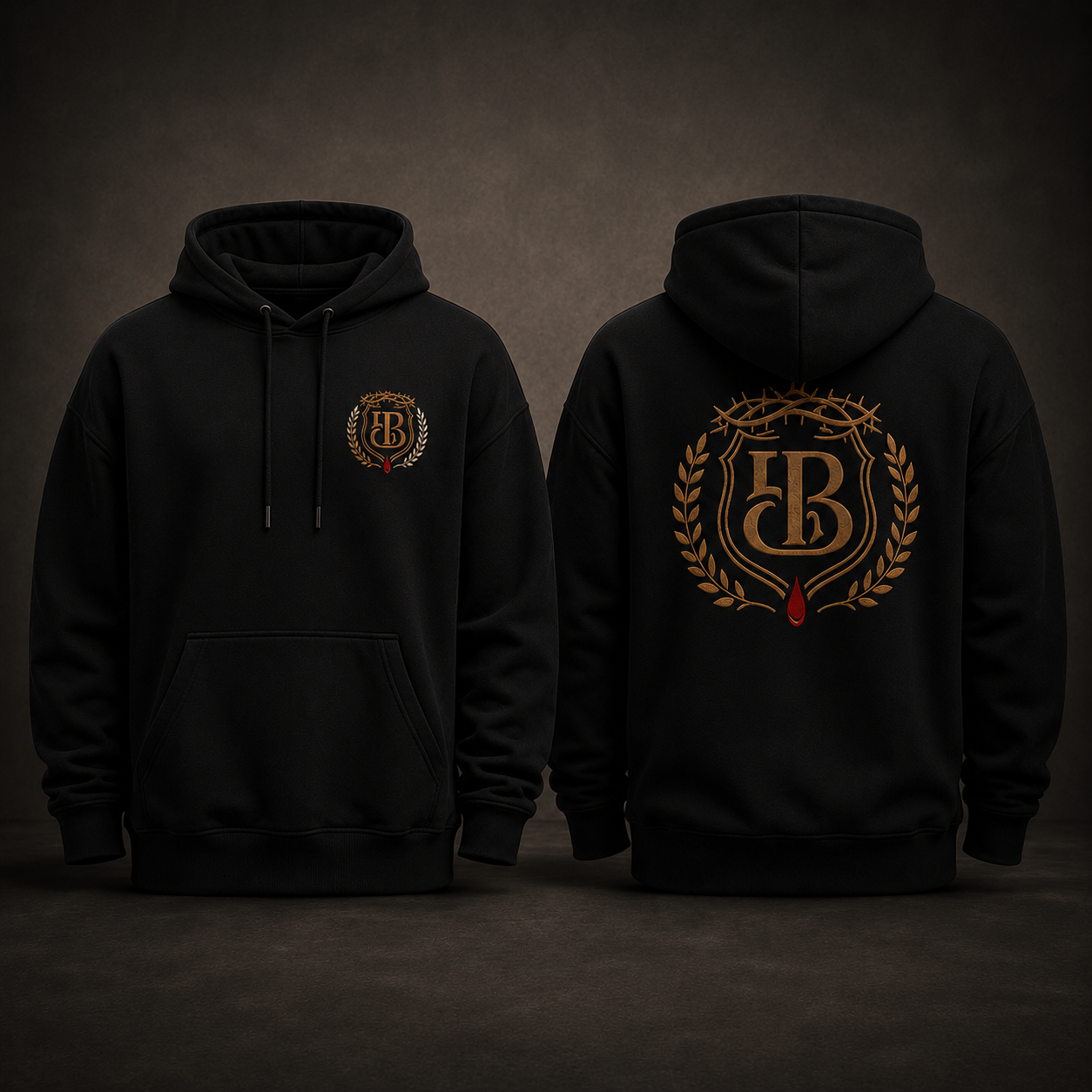 Blood Bought Crest Hoodie